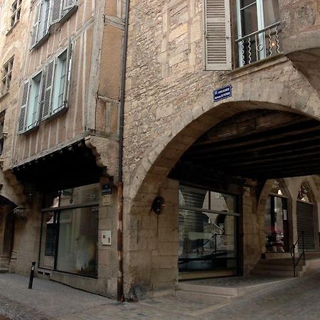 Maison Renaissance Monument Historique XV Eme 1497 Villefranche-de-Rouergue Buitenkant foto